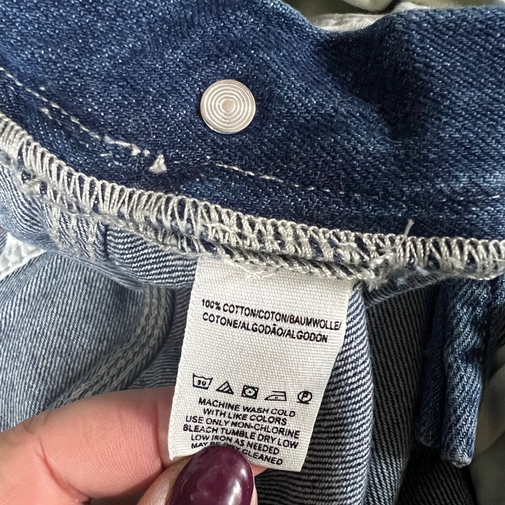 Free People 27 Medium wash denim overalls - Picture 6 of 6